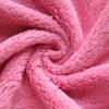 Newborn Infant Warm Blanket & Beanie–Soft Fleece Thermal Fabric White/Pink Multi-Functional Stroller Cover Swaddle & Bath Towel