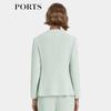 PORTS Women's Mint Grey-Green Blazer