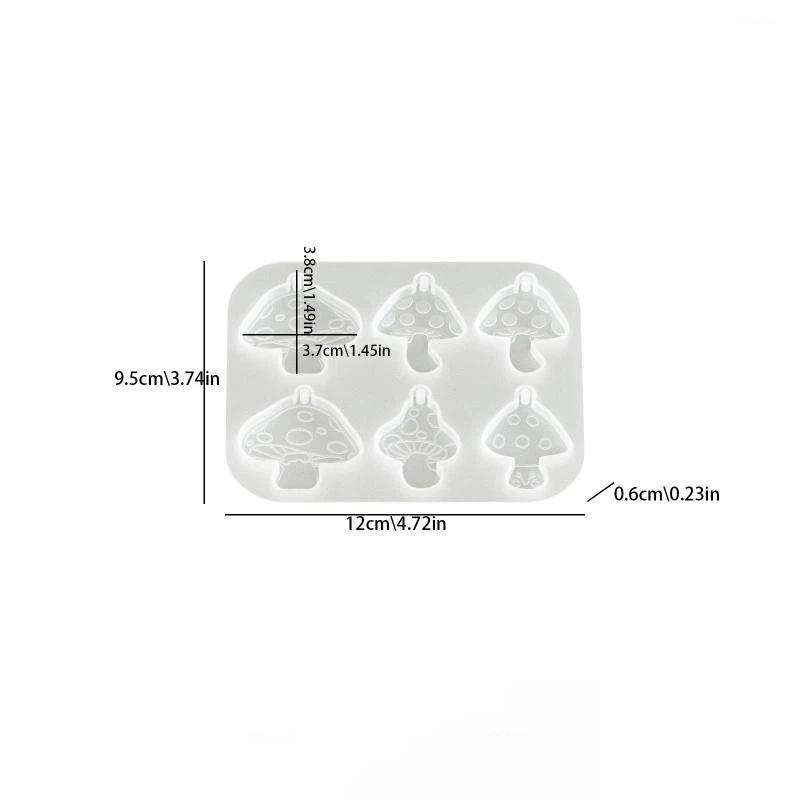 3D Easter Bunny Ornament Silicone Mold Diy Egg Mushroom Shapes Pendant Mould Cute Rabbit Resin Plaster Casting Molds Home Decor