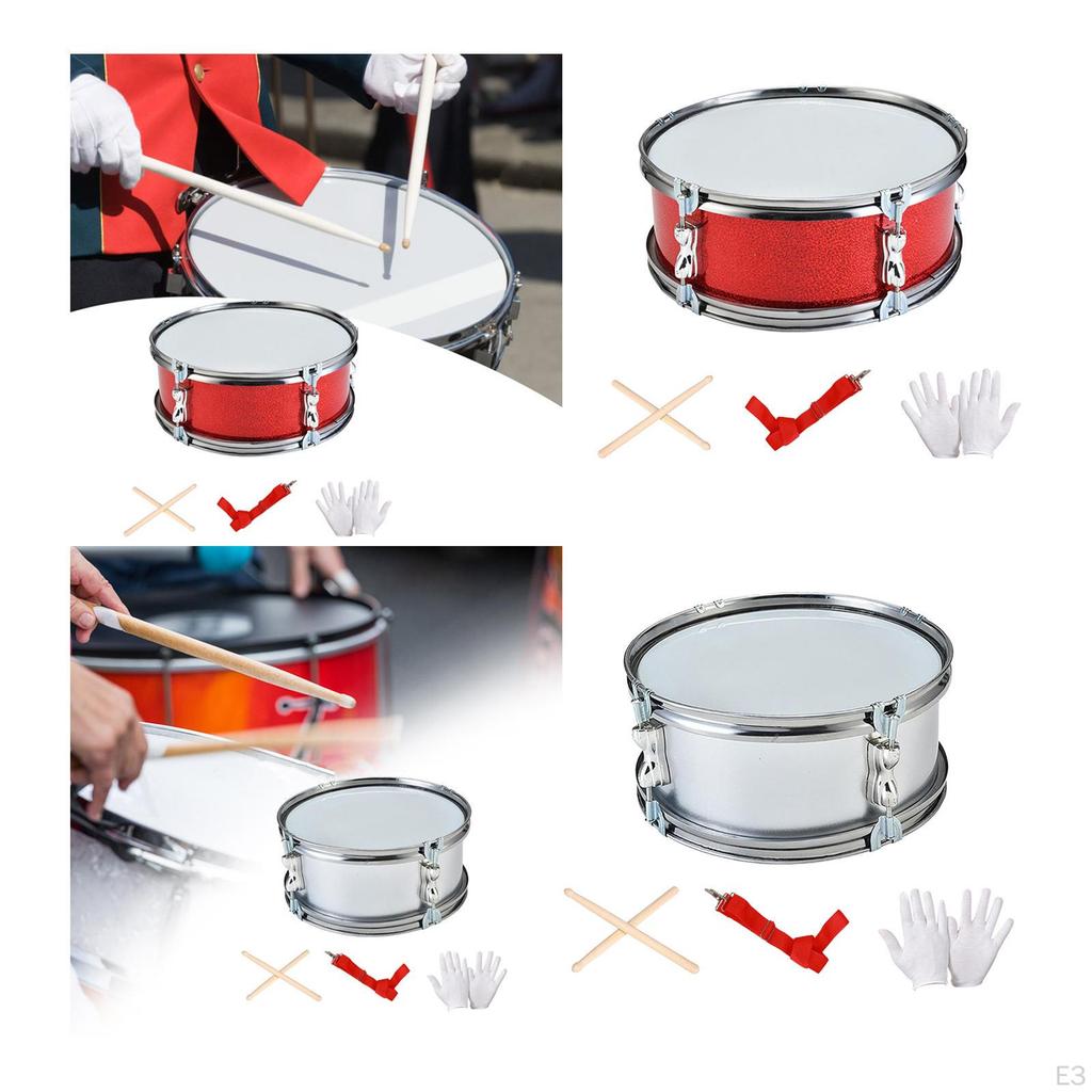 11 Inch Snare Drum Percussion Instrument Educational Toy Portable Musical