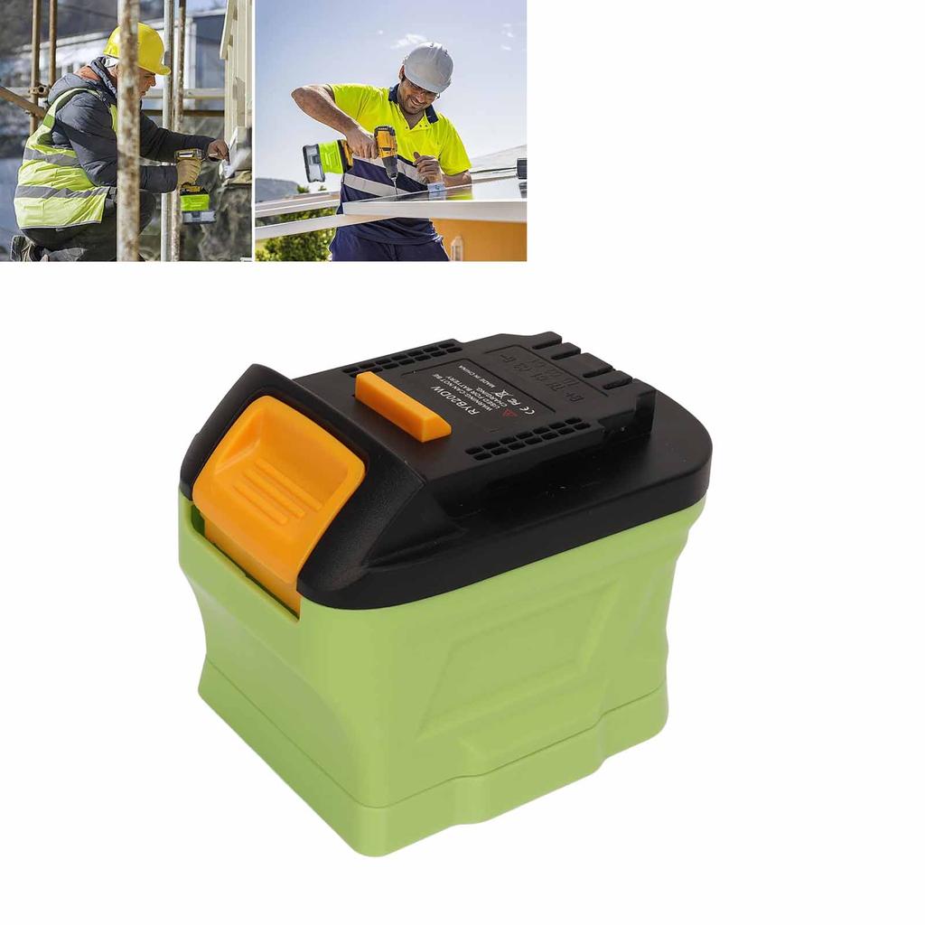 Battery Converter High Efficiency for Ryobi 18V To 20V Lithium Battery Power Tool Adapter Support US