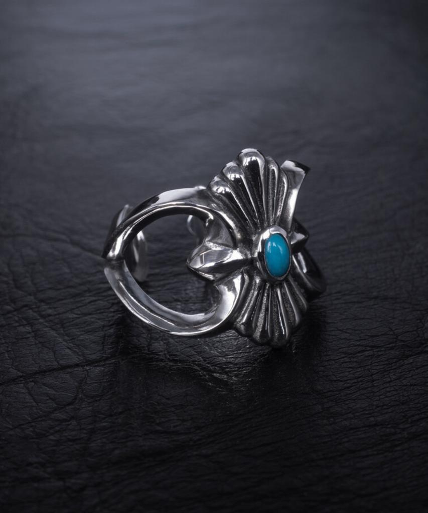 Josilver Morning Glory Ring (Turquoise)
