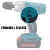 Trapano Elettrico 58 N.M Lucidatrice Cordless Macchina per Lucidare Auto 88VF Coppia 58 N.M Luce LED Per Batteria 18V 800W 2 IN 1