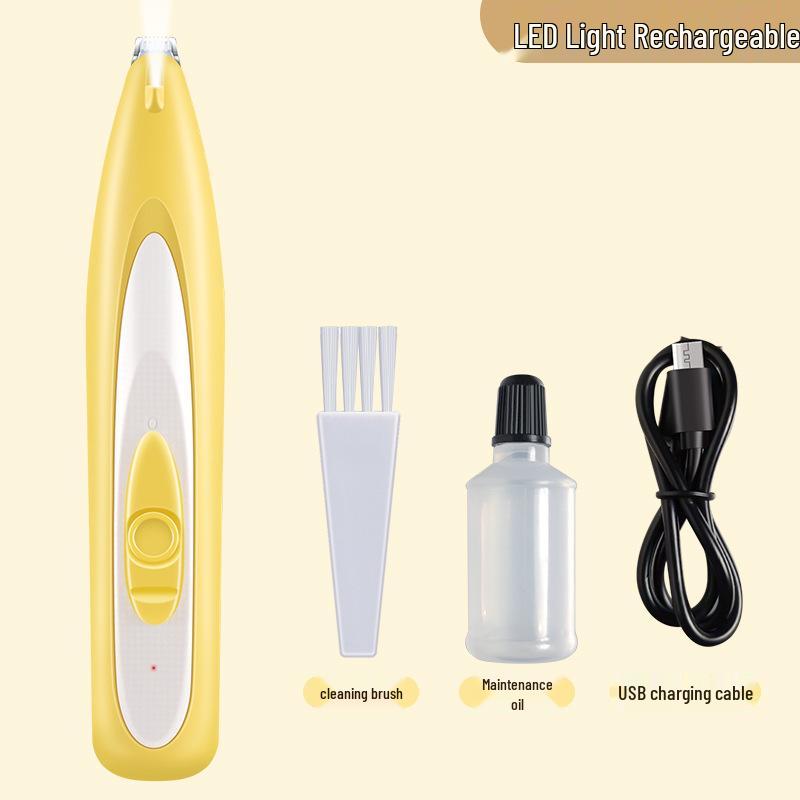 Electric Pet Paw Hair Trimmer for Cats and Dogs