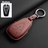 Leather Keychain For Changan Unit Cs35 Plus Cs55 Cs75 Cs75 Plus Uni-V Oshan Z6 X5 X7 Plus  Protector Key Caps Holder