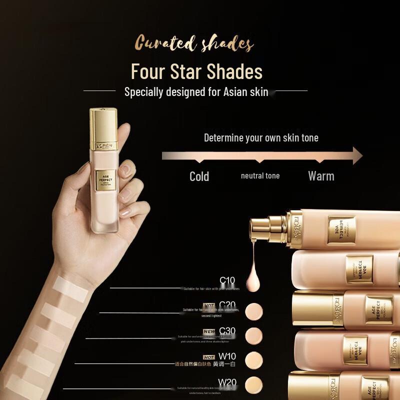 L'Oréal Golden Age Radiant Flawless Serum Foundation 30ml