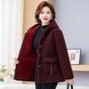 Moo Mom's Women's Mid-Length Fleece Winter Coat