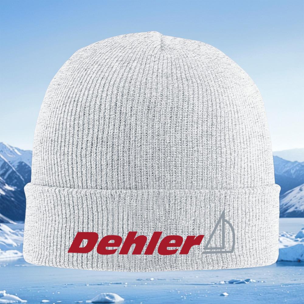 Red word boat symbol design Men Women Unisex Knitted Hat Beanie Pullover Cap Winter Thermal Warm Christmas Outdoor Cycling Hikin