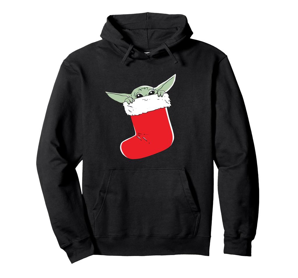 Star Wars The Mandalorian Grogu Christmas Holiday Socks Hoodie