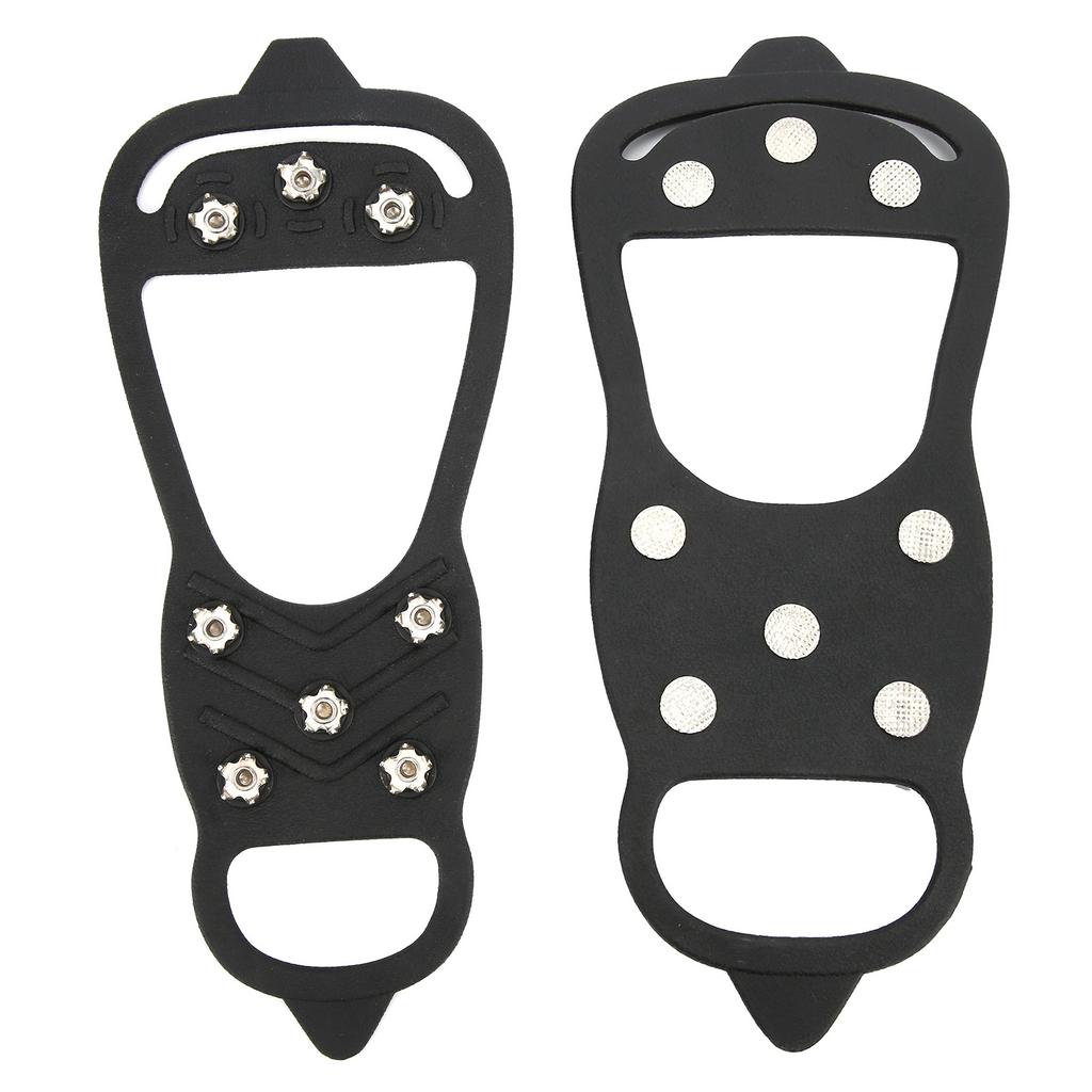 1 Pair 8Tooth Outdoor Snow Walking Nail Crampons AntiSlips Ice Shoes Spikes Covers(L )