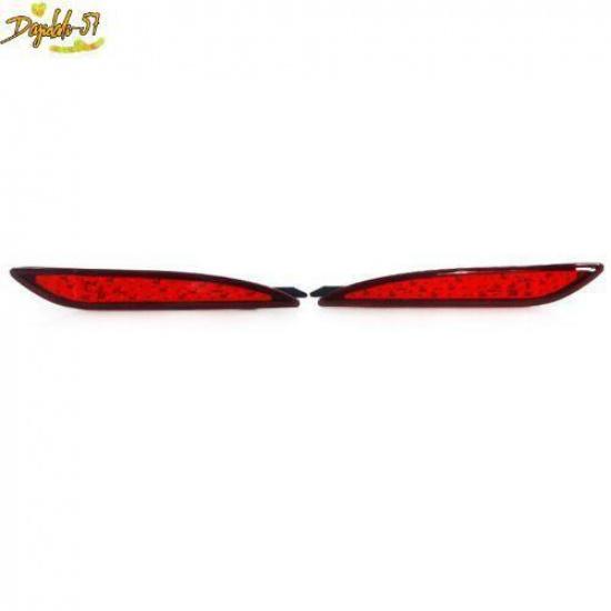 2pcs For Hyundai Elantra 2012-14 Rear Bumper Signal Reflector Lamp With Bulb