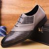 Classic Men's Oxford Shoes Elegantes Leather Formal Dress Footwear Comfort Business Office Shoes British Style Male Derby Shoes