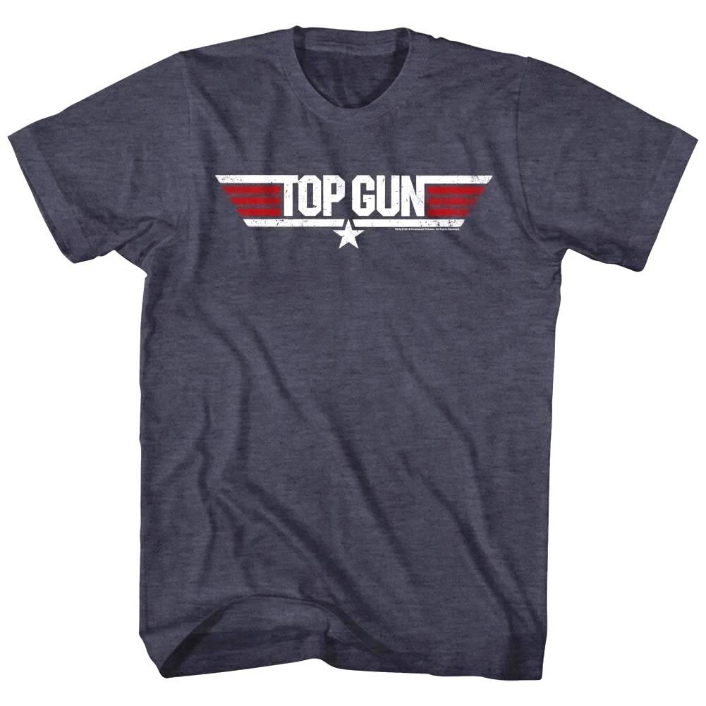 Top Gun Vintage Movie Logo Mens T Shirt Stars Emblem Pilot Wings Cruise Maverick 4XL