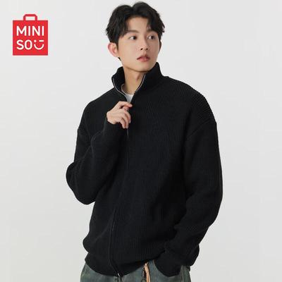 Men's American Retro Loose Fit Cardigan Sweater
