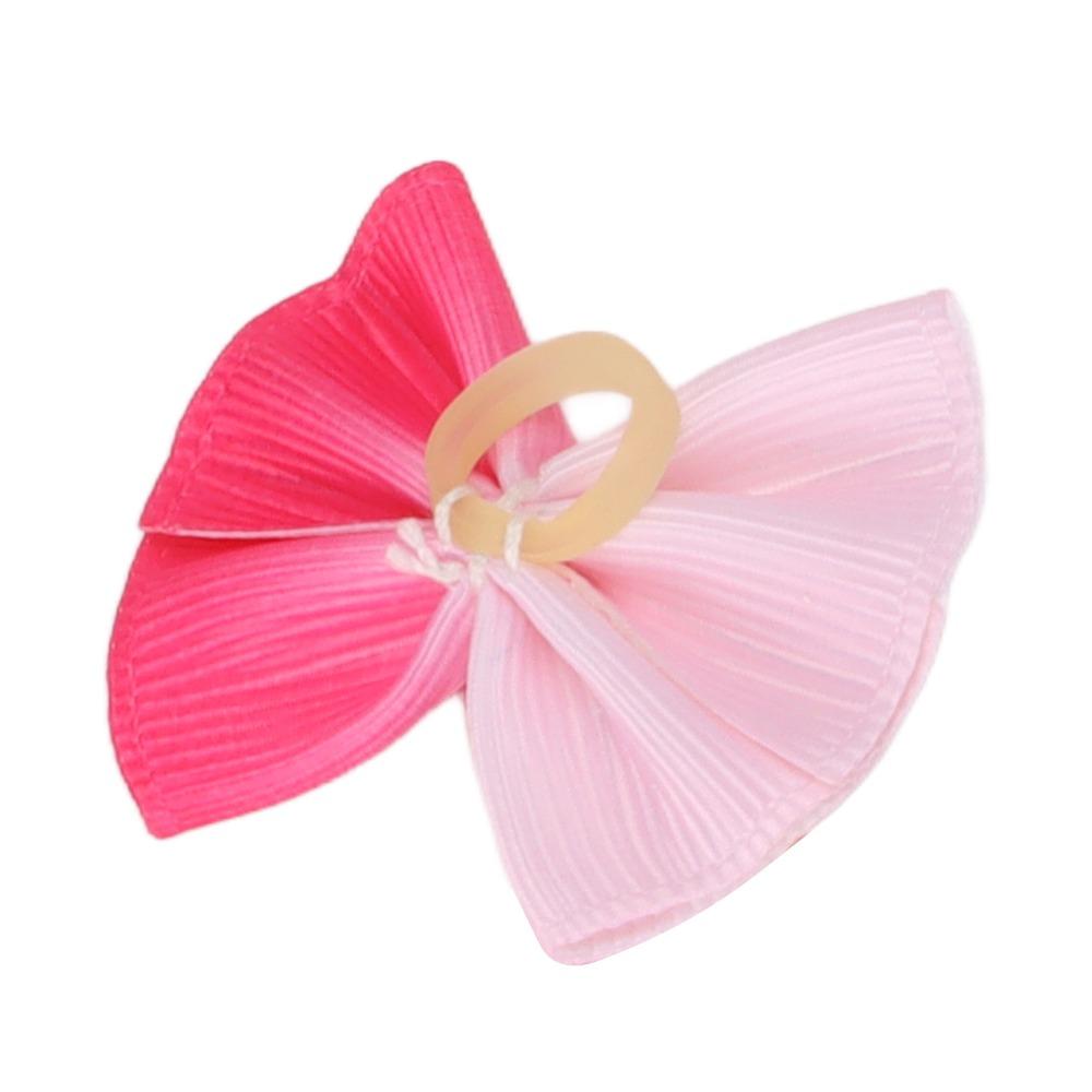24Pcs Multi Colors Dog Hair Bows Small Size Puppy Hair Bows  Pet Holiday Ornament