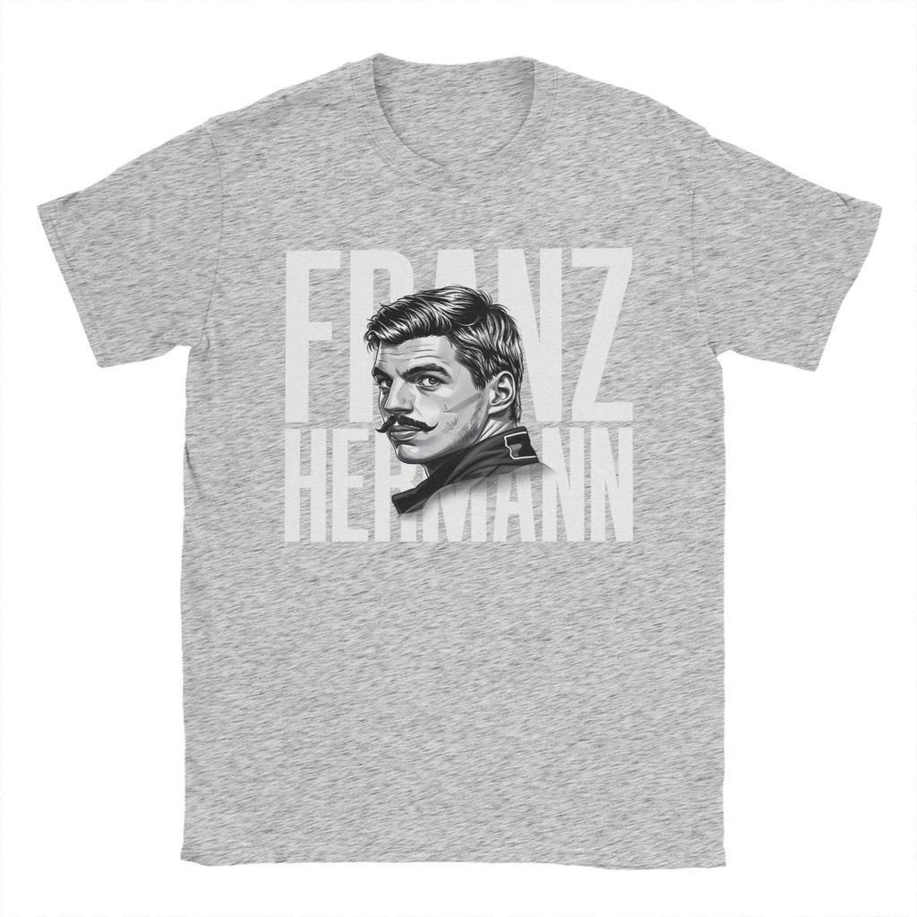 Franz HerUnisexn Portrait T Shirt Unisex Pure Cotton Humorous TShirt Crew Neck  Tee Shirt Short Sleeve Clothing Big Size