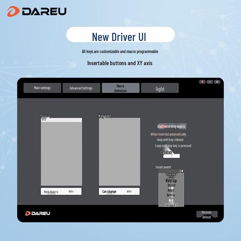 Dareu EM901 Lightweight Dual Mode RGB Gaming Mouse