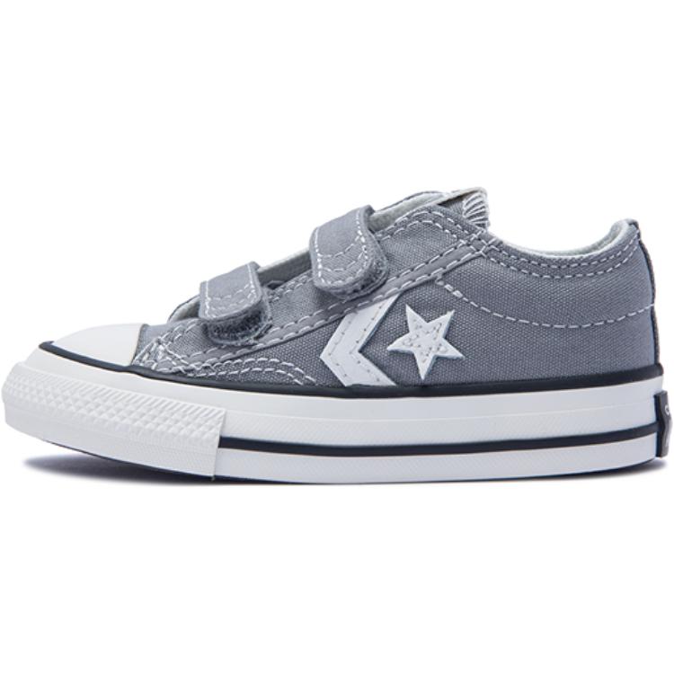 

Converse Star Player 76 Удобные Универсальные Низкие Кроссовки для Ходьбы Детские кроссовки Серый A10737C 22
