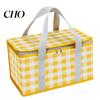 Splash-proof Picnic Basket Insulated Bag, Foldable Thermal Lunch for Outdoor, Heavy Durable Storage Bag Duty Aluminum Foil Cooler Food, Camping