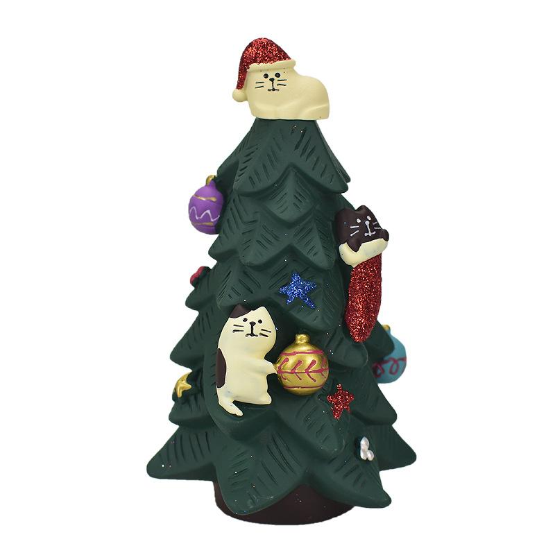 Japan Zakka Frohe Weihnachten Japan Deko Bücherregal Dekoration Szene Sammlerstück Wohndekor Kunstharz Handwerk Japan Miniatur Ornamente