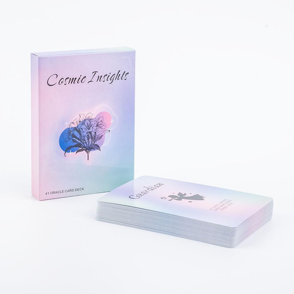 Cosmic Insights Tarot Deck 41 Oracle Cards English Version Deck Divination Party Toy Entertainment Wiccan Supplies