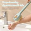 1 adet Uzun Saplı Banyo Fırçası Yumuşak Saç Banyo Fırçası Geri Topu Fırça Banyo Vücut Fırçaları Çamur Geri Scrubber Duş Masaj Fırçası