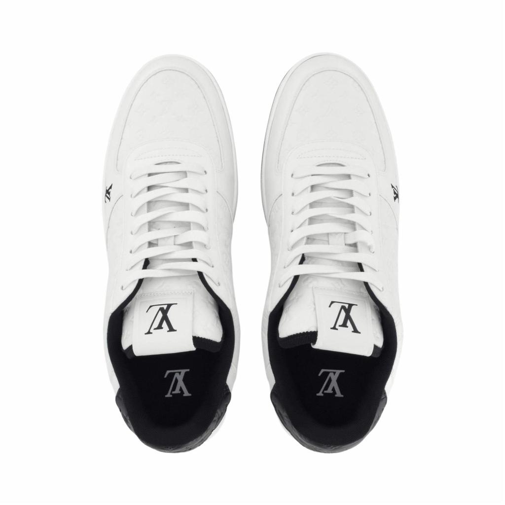 Louis Vuitton Rivoli Low Top Skateboard Shoes Men's White Black 1ADGO2