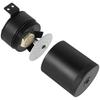 Oil Separator Catch Can Tank Kit with 2 Ports 150ml Aluminum Oil Reservoir Tank Drain Valve Filter 3/8inch NPT Fuel Line