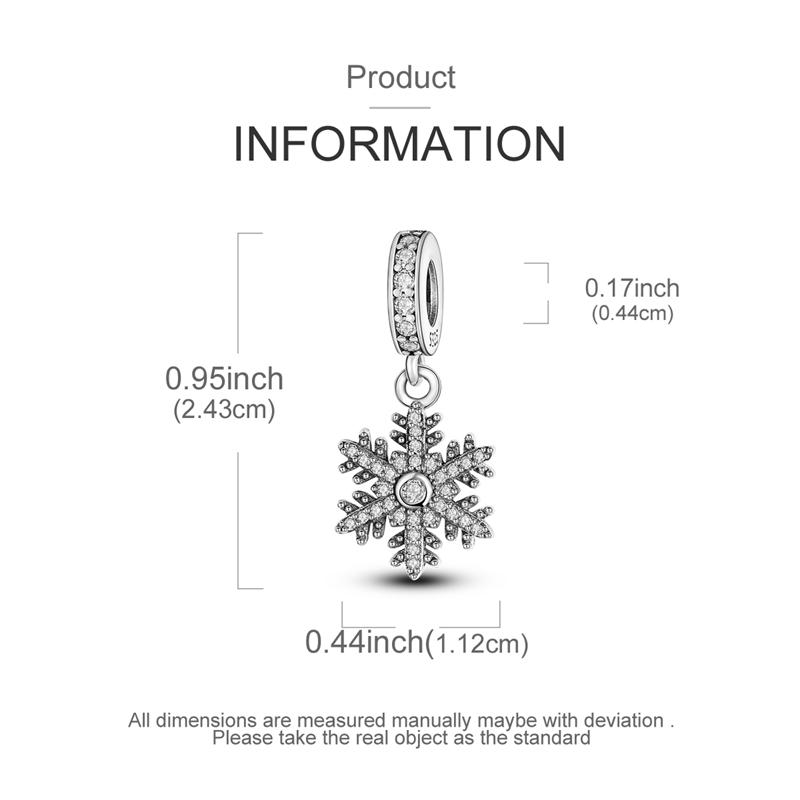 Original Copper Charms Beads Snowflake Snowman Penguin Snow Boots Dangle Fit Women Original Bangle Bracelet