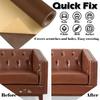 Self adhesive leather stickers for waterproof and stain resistant sofa repair can be DIY applied to leather furniture