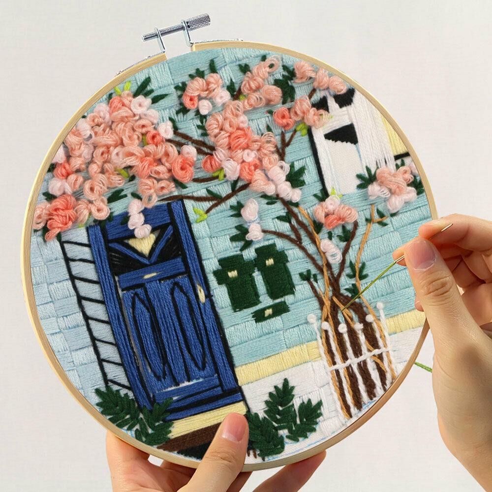 

Початковий набір для вишивання з високоякісними матеріалами у вигляді квітів 7