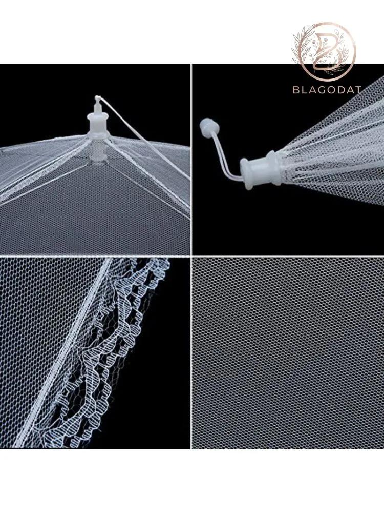 Food Cover Mesh Dome 40x60 Cm Foldable Kitchen Mesh Food Tent Mesh Screen Food Protector for Indoor Outdoor Use