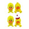 2pcs 3D Printed Angry Duck Figurine Home Decoration Gift For Kids Cartoon Yellow Duck Desktop Shelf Ornament