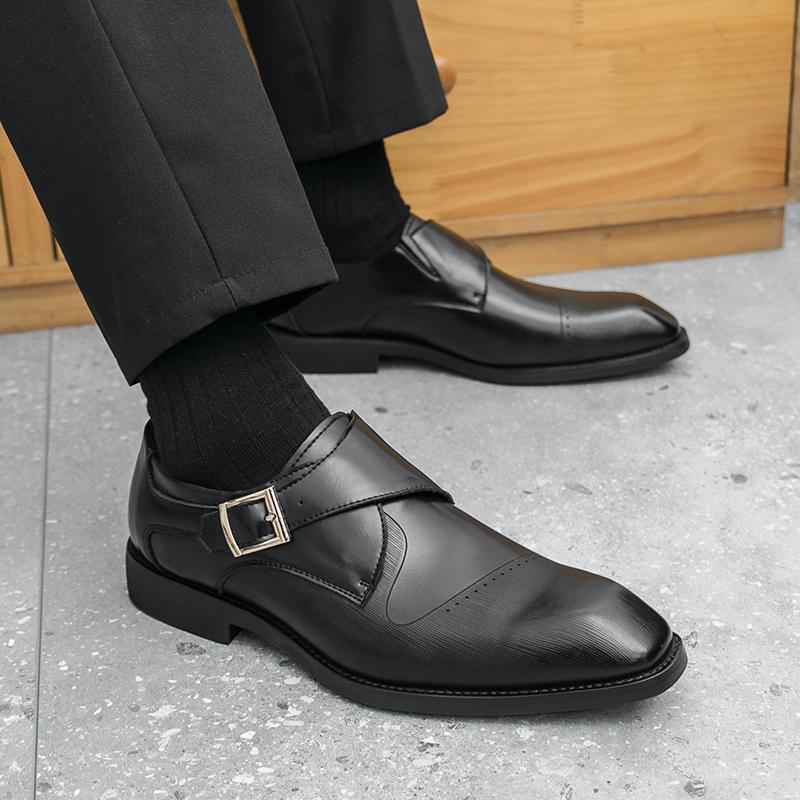 Größe 38-46 Business Herren Formelle Lederschuhe Europäischer Stil Lässig Bequem Modisch Marken Derby Schuhe Gesellschaftsschuhe Herren