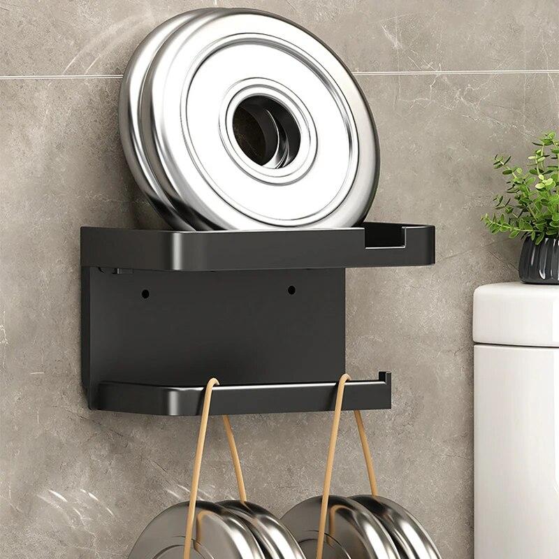 Toilet Plastic Paper Holder Storage Rack Kitchen Towel Placement Of Seasoning Bottles Bathroom Wall Roll Of Paper Phone Storage