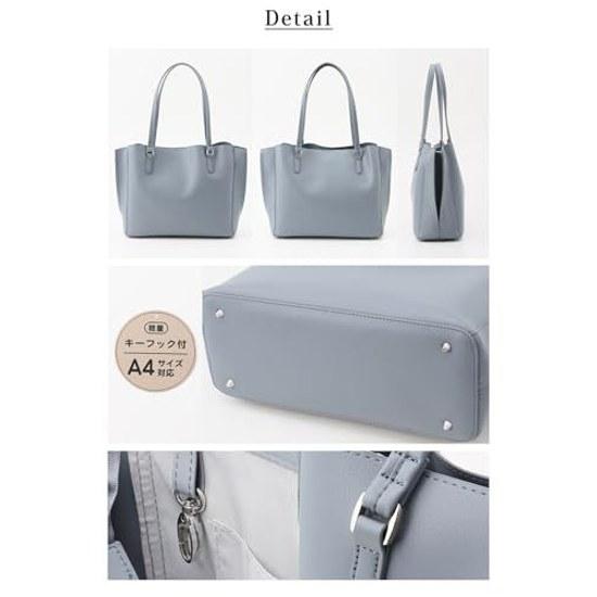 HoneysBagTote BagWomensCommuteLightweightLarge CapacityShoulder CarryOfficeLeather-likeSynthetic LeatherKey HookLightweight A4 Tote