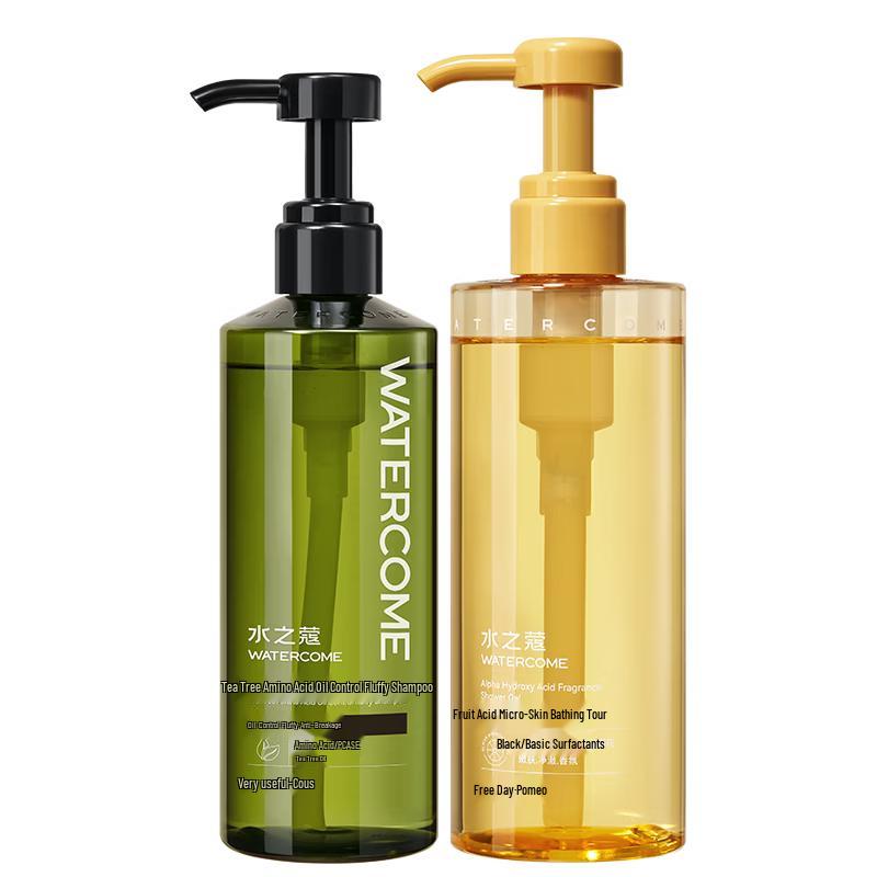 SUIZICOU Tea Tree Amino Acid Shampoo & Fruit Acid Shower Gel Set