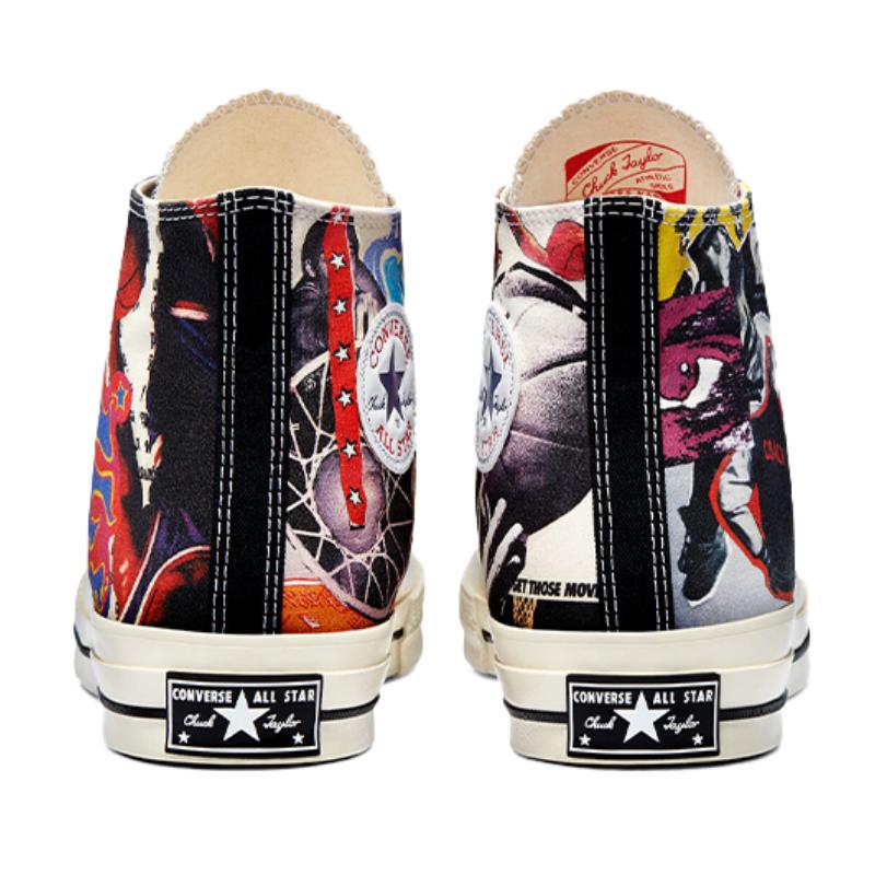 Converse 1970s Chuck 70 Beat the World Comfortable and Versatile High Top Espadrilles Unisex Red and White