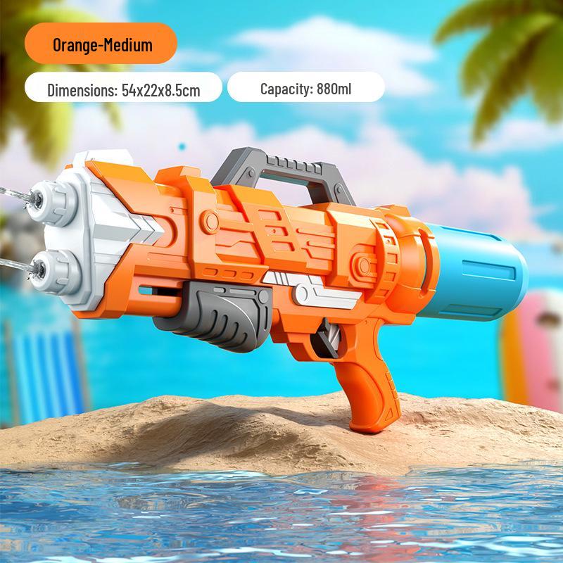 Gatling Large-Capacity Water Gun - Pull-Out Type for Men & Girls, Perfect for Rafting & Water Splashing Festivals
