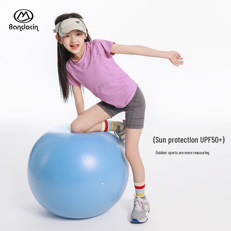 Girls  Breathable Short Sleeve Sport T-Shirt 150