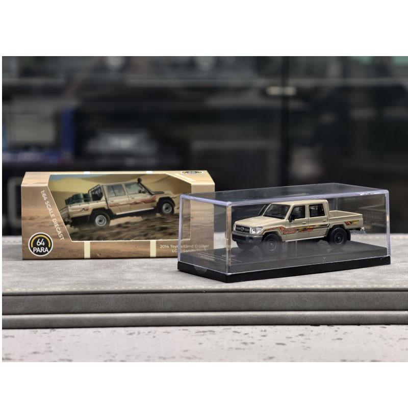 Para 1:64 Toyota Land Cruiser Lc79 2014 Pickup Simulation Alloy Miniature Die-cast Car Model Customized Collectible Toy Gift
