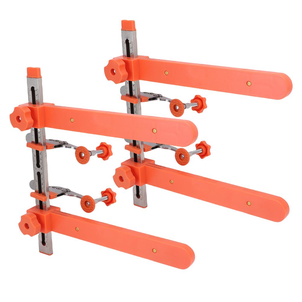 2 Sets Drawer Slide Installation Jig Hardware Clamp Quick Fixing Tools for Woodworking and Home Renovation