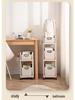 Compact Movable Backpack & Book Storage Trolley with Multi-layer Design for Under-table Use