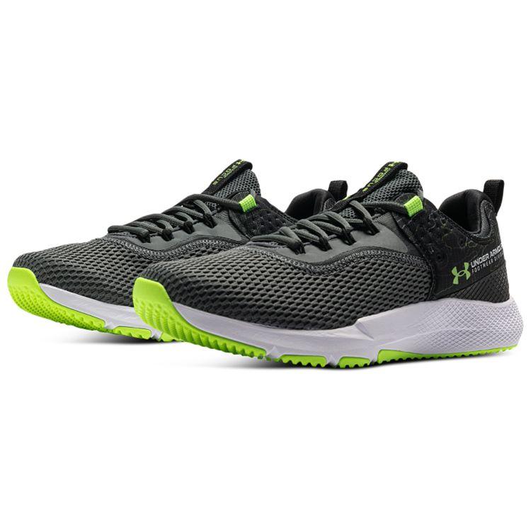 Under Armour Charged Focus Print - Pitch Grey Men Sneakers Black 3025100-100