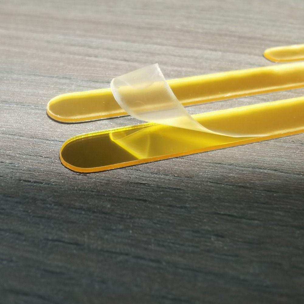 Creative Acrylic Toilet Sign Sticker Men Women DIY Washroom Sign Sticker Accessories Black Gold Silver WC Signage Board Hotel