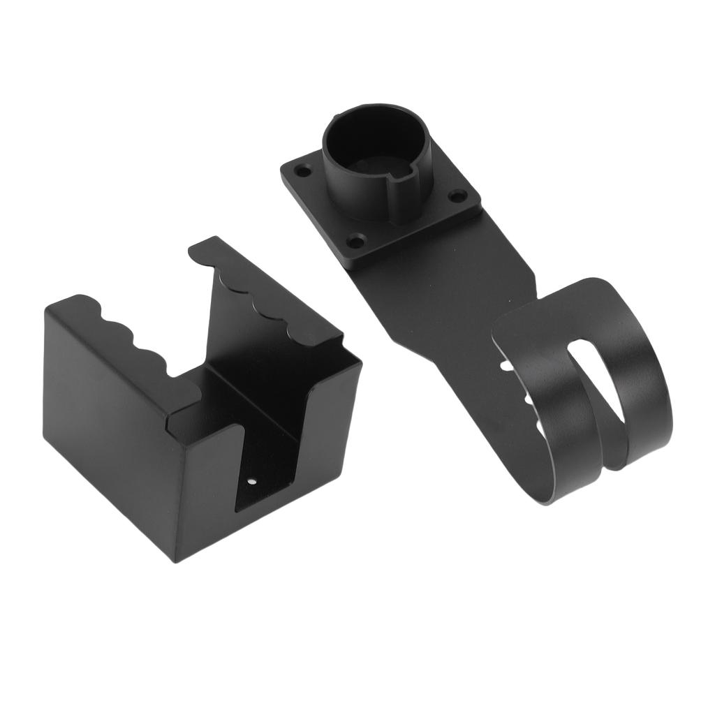 EV-Ladegerät Halterung Wandmontage-Kit Passend für J1772 Stecker Kohlenstoffstahl J-Haken EV-Ladebox Kabelhalter für Elektro