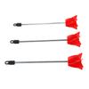 3Pcs Drill Paint Stirrer Spiral Mixer Attachment for Concrete Resin Silicone Paddle 11.4in