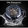 Forsining Watch Men's Fashion Casual Classic Popular Hollow out Waterproof Mechanical watch