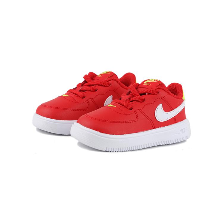Nike Air Force 1 18 Low top Skateboard Shoes Red Infant And Toddler 905220-607