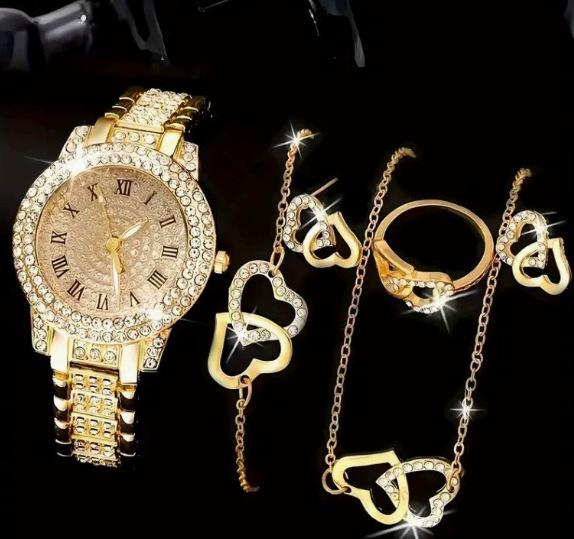 Ladies Fashion Bracelet Watch Diamond Inlaid Watch Cornucopia Roman Quartz Watch Women'S Watch